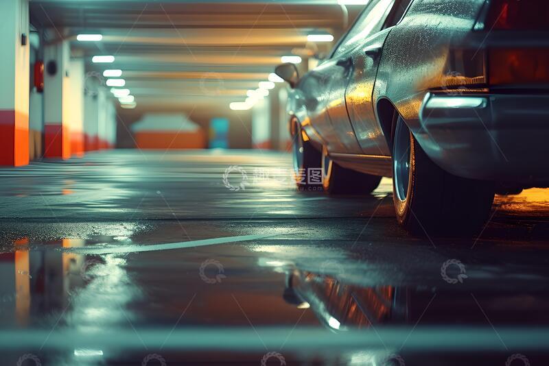 高清大图下载【趣麦麦图】车库外的停车场_4