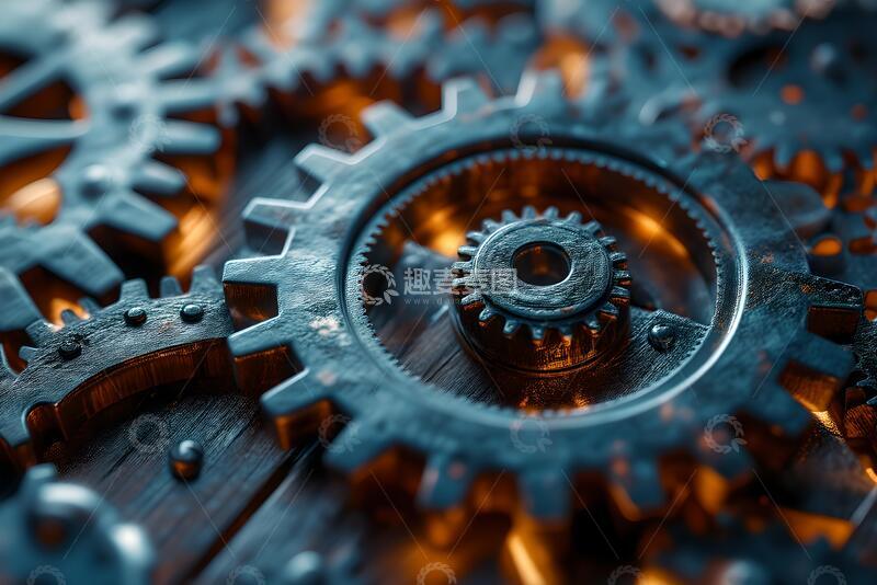 高清大图下载【趣麦麦图】齿轮字母VI_5
