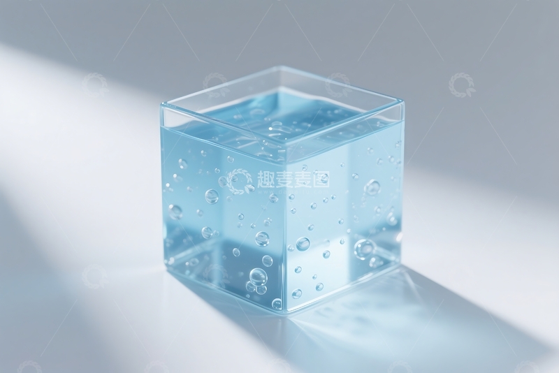 高清大图下载【趣麦麦图】三维水体方块 3D渲染 (2)
