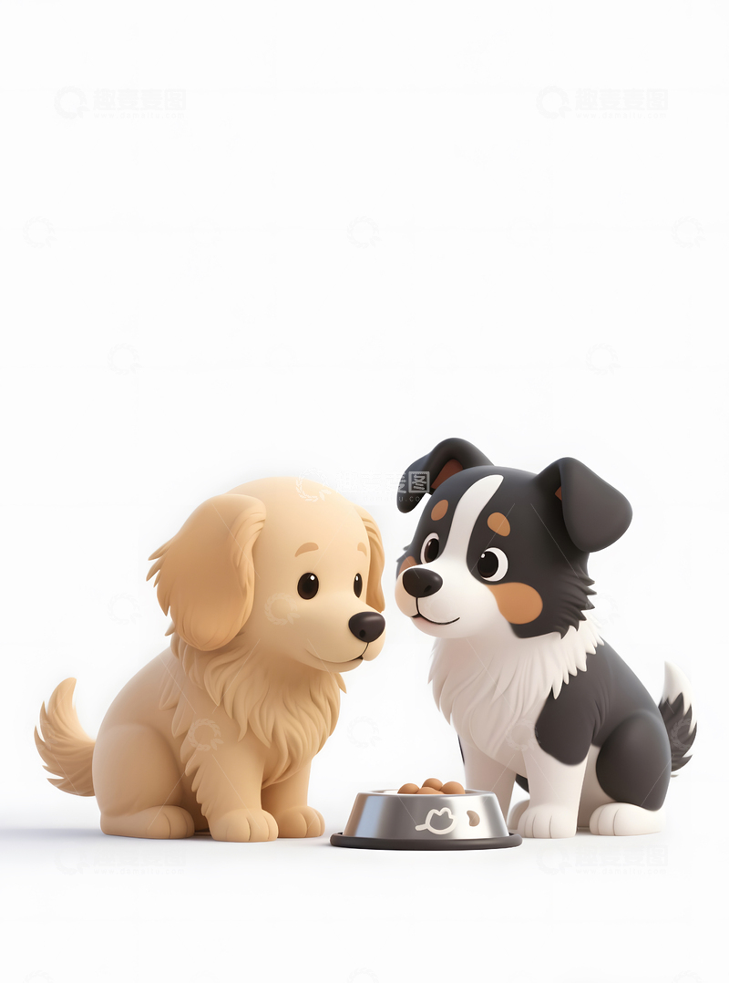 高清大图下载【趣麦麦图】卡通萌宠狗狗3