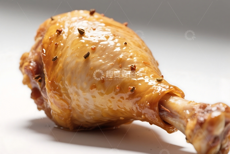 高清大图下载【趣麦麦图】三维渲染鸡腿 (2)