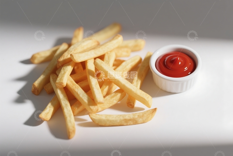 高清大图下载【趣麦麦图】三维渲染薯条 (4)