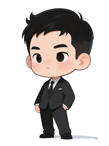 商务男人穿着西装