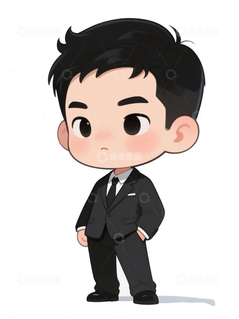 高清大图下载【趣麦麦图】商务男人穿着西装