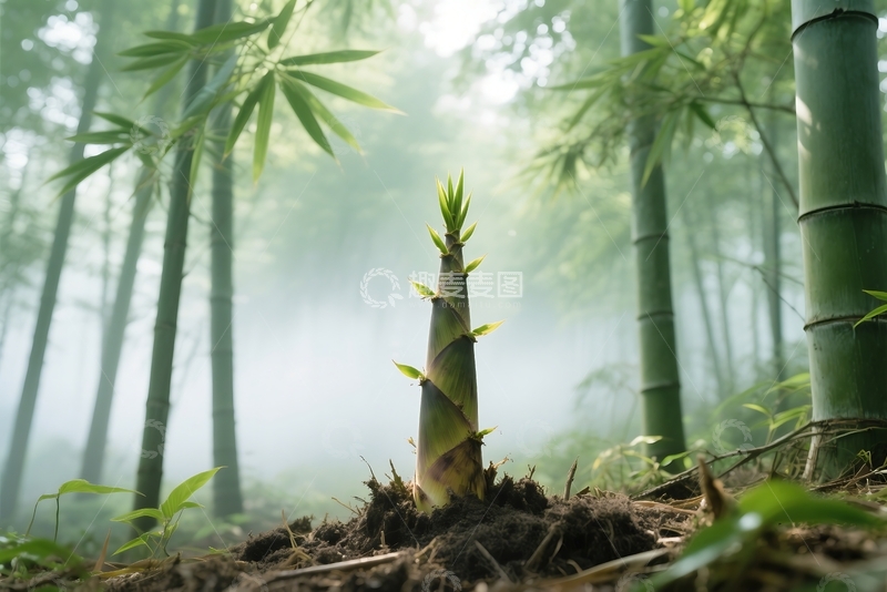 高清大图下载【趣麦麦图】春笋嫩芽素材 (4)