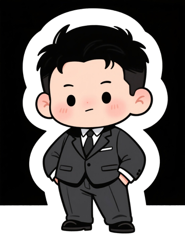 穿着西装的帅气男人