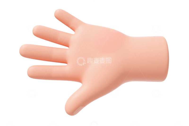 高清大图下载【趣麦麦图】免抠3d卡通手模型016 (3)