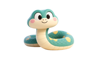 免抠3D卡通蛇 (4)