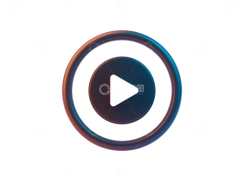 高清大图下载【趣麦麦图】免抠播放按钮隔离 (2)