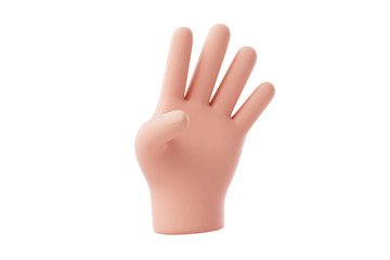 免抠3d卡通手模型023 (2)