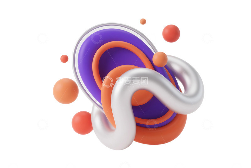 高清大图下载【趣麦麦图】免抠流行风格抽象造型元素 (1)