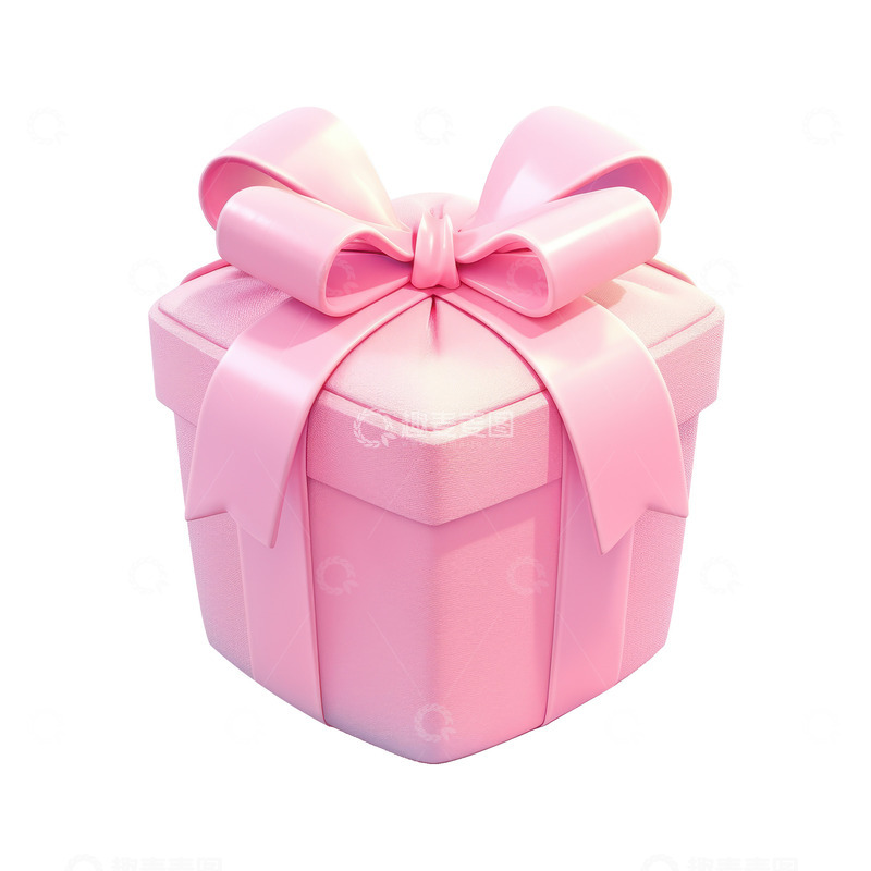 高清大图下载【趣麦麦图】粉色的礼品盒