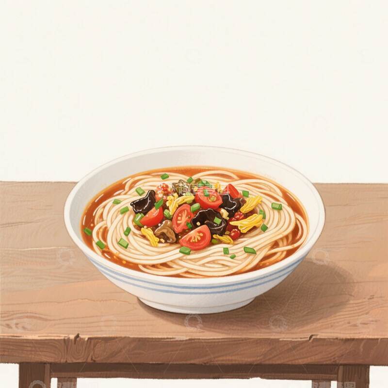 面条  汤面  浓郁