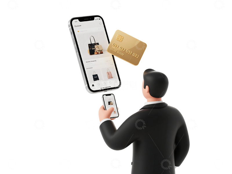 高清大图下载【趣麦麦图】免抠网上商城网上购物电商元素 (1)