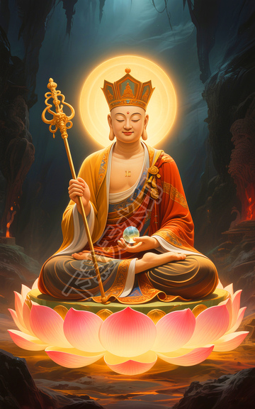 地藏王菩萨素材