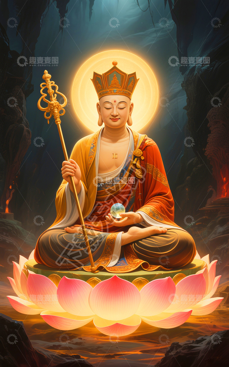 地藏王菩萨素材