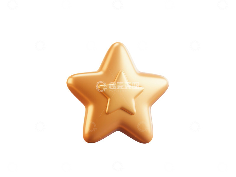 免抠风格的星星图标 (3)