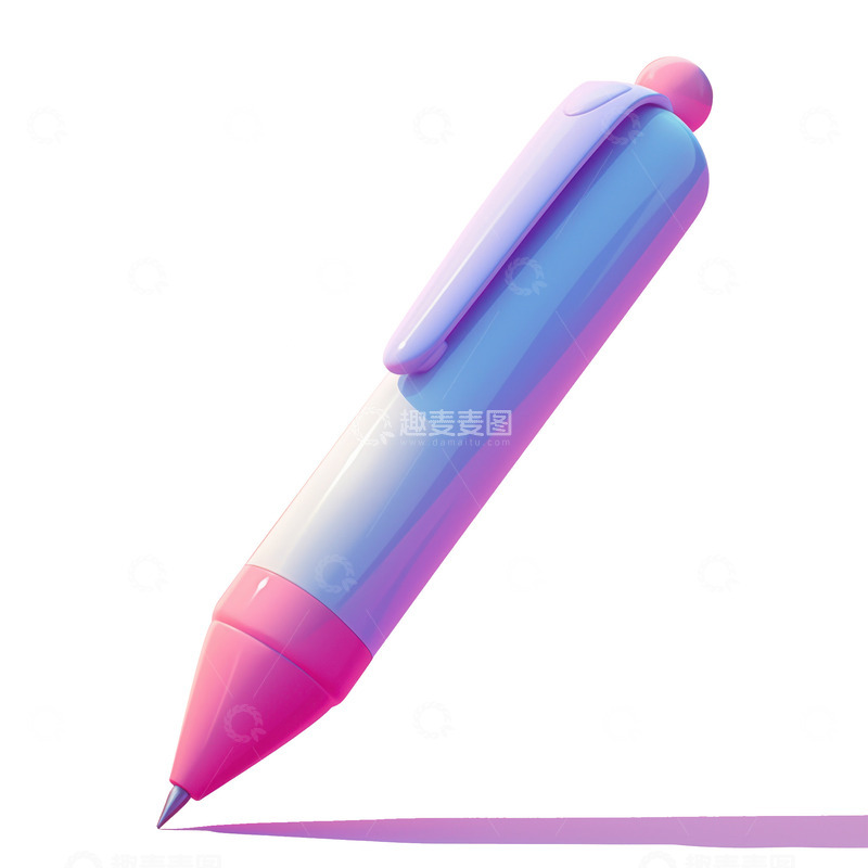 高清大图下载【趣麦麦图】卡通简约一只笔