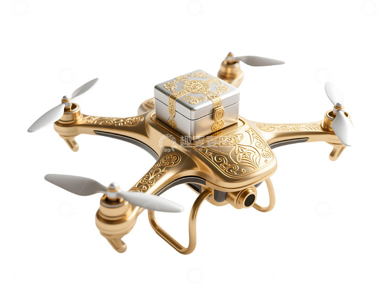 高清大图下载【趣麦麦图】免扣无人机运输货物 1