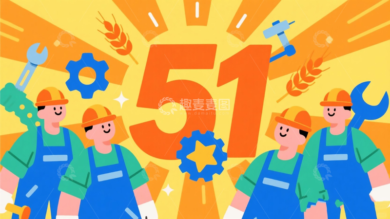 扁平矢量风格插画1