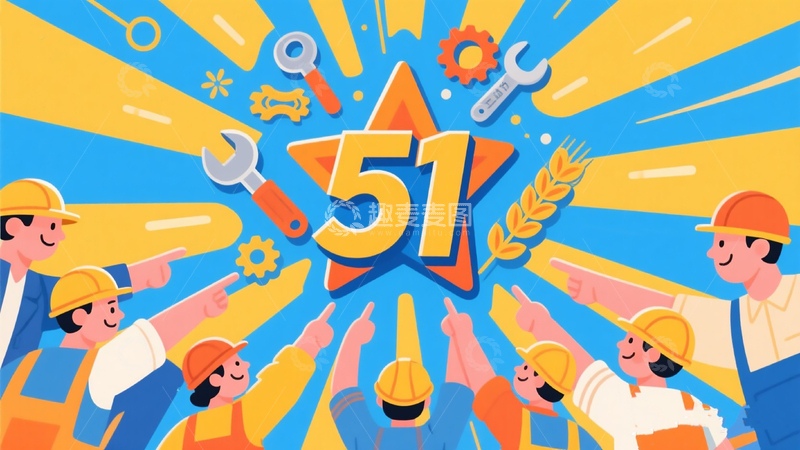 扁平矢量风格插画12