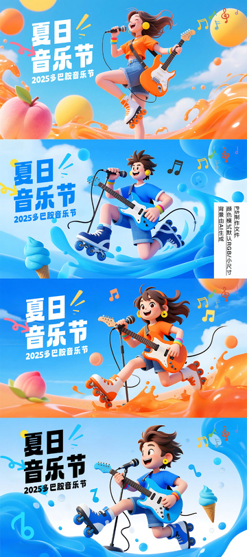 夏日音乐节活动主视觉