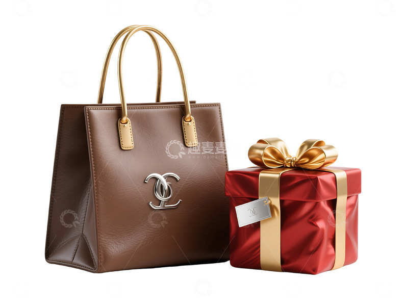 高清大图下载【趣麦麦图】免扣购物袋与礼物盒 1