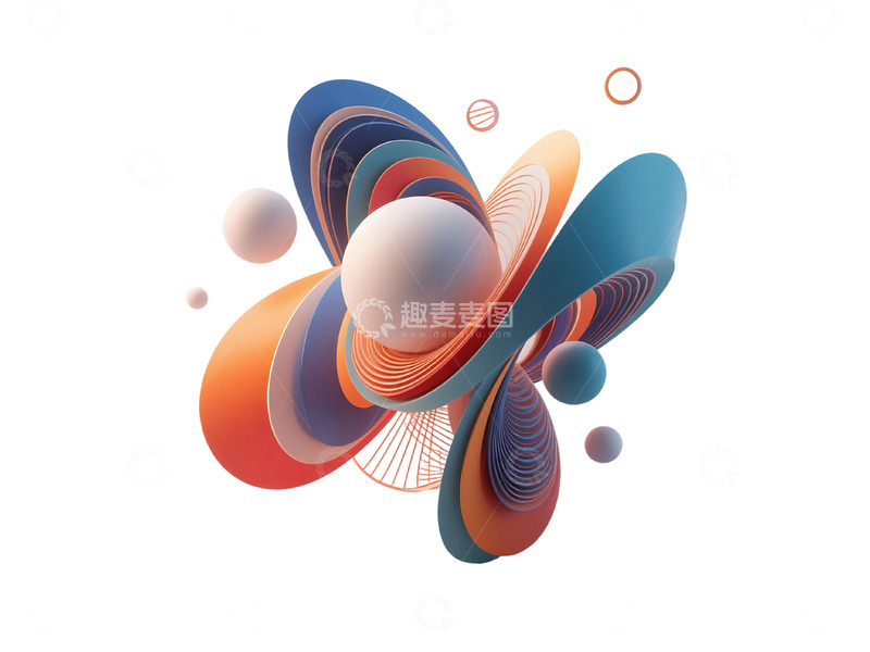 高清大图下载【趣麦麦图】免抠创意抽象设计 