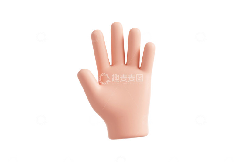 高清大图下载【趣麦麦图】免抠卡通手模型007 