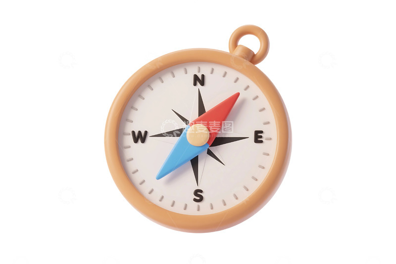 高清大图下载【趣麦麦图】免抠卡通指南针 1