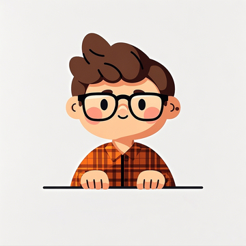 Q版卡通手绘插画程序员简笔画