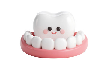 免抠卡通风格口腔牙齿元素 