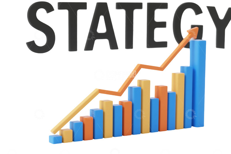 高清大图下载【趣麦麦图】免抠商业柱状图战略概念 