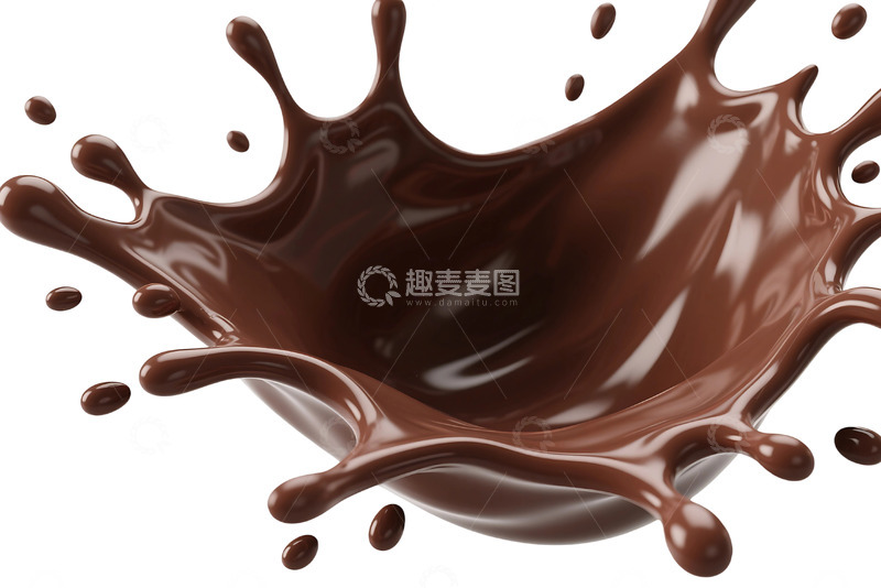 免抠巧克力飞溅 1