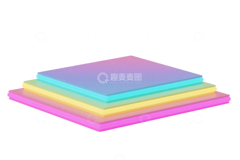 高清大图下载【趣麦麦图】免抠平台的霓虹灯颜色和梯度 1