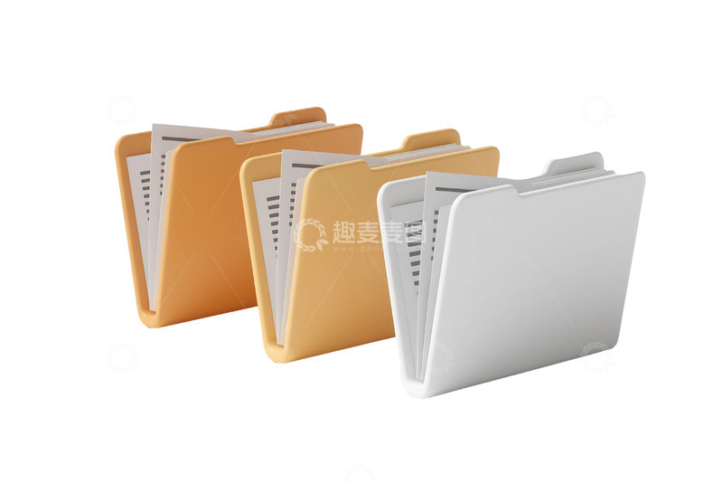 高清大图下载【趣麦麦图】免抠文件夹和文档 