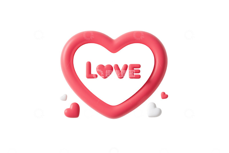 高清大图下载【趣麦麦图】免抠情人节love元素 