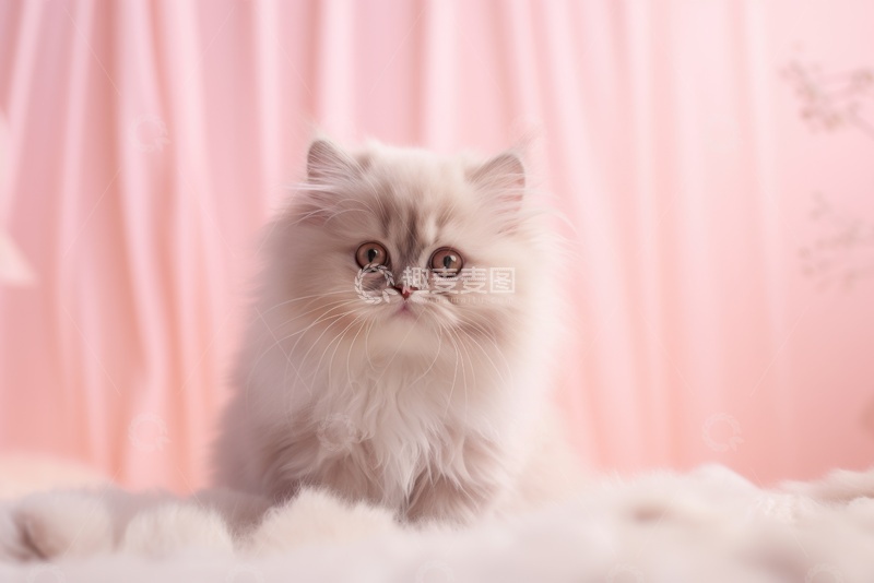 高清大图下载【趣麦麦图】一只可爱的小猫咪
