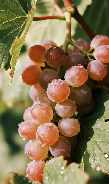 雨后的葡萄摄影图1