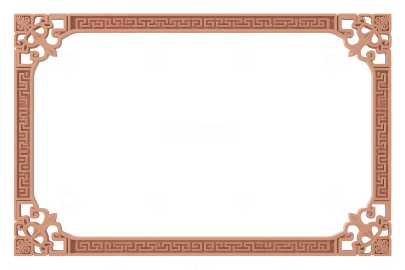 高清大图下载【趣麦麦图】免抠的中国传统边框素材 1