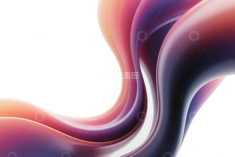 高清大图下载【趣麦麦图】免抠渐变流体艺术背景 