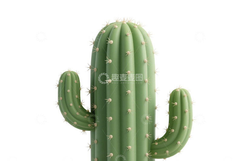 高清大图下载【趣麦麦图】免抠的仙人掌仙人柱热带植物元素 