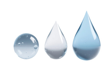 免抠的不同状态水滴 