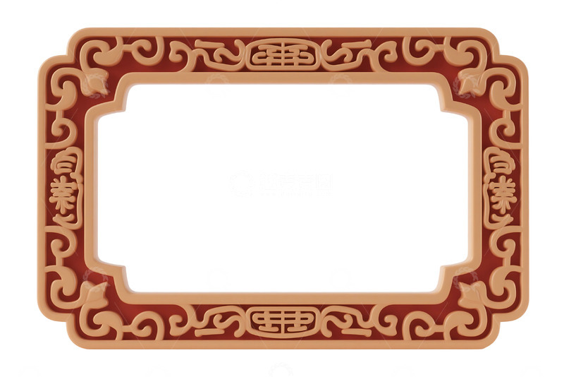 高清大图下载【趣麦麦图】免抠的中国传统边框素材 