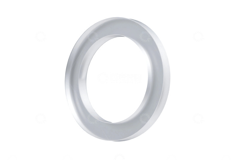 高清大图下载【趣麦麦图】免抠玻璃亚克力圆环 1