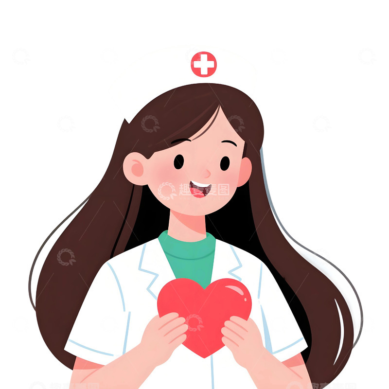 高清大图下载【趣麦麦图】护士主题插画13