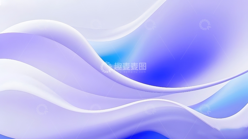 高清大图下载【趣麦麦图】波浪纹紫色动感线条背景