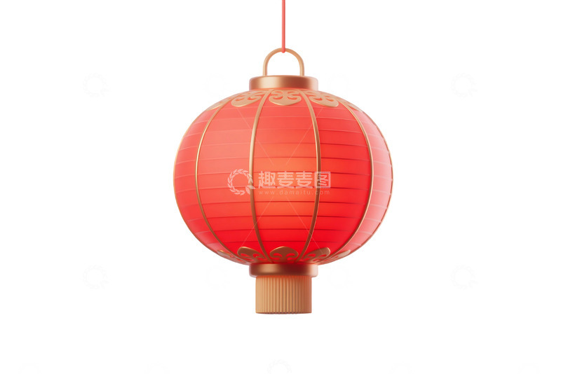 高清大图下载【趣麦麦图】免抠的红色灯笼素材 