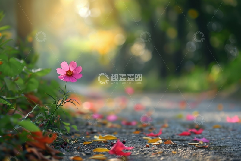 高清大图下载【趣麦麦图】自然界的林间小路