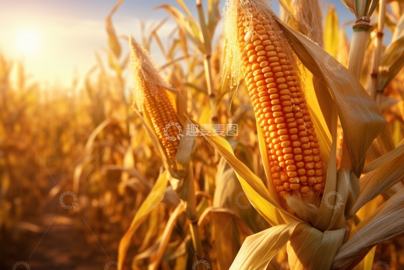 高清大图下载【趣麦麦图】丰收的玉米地